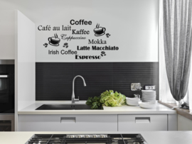 Muursticker : Café coffee latte