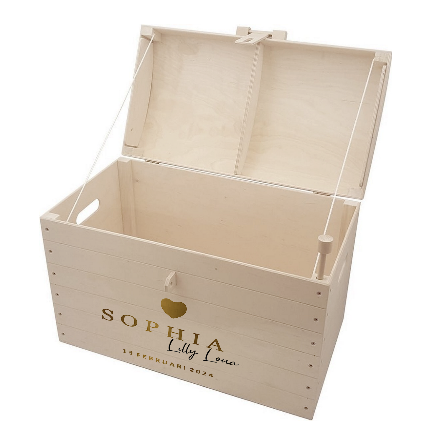 Houten speelgoedkist/opbergkist - Stylish