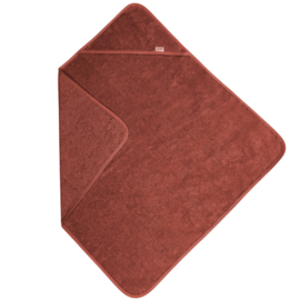 Badcape xl copper met ontwerp/naam naar wens