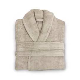 Badjas Sahara Beige maat S/M met naam& initiaal