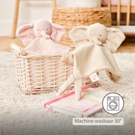 Nattou FANFAN knuffeldoekje roze olifant