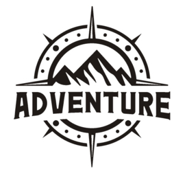 Sticker adventure kompas