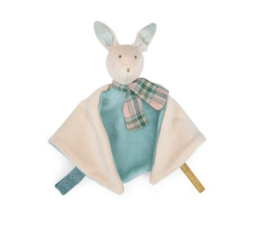 Moulin Roty Knuffeldoek konijn blauw La petite école de danse