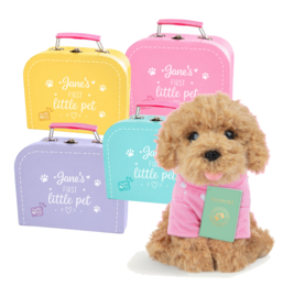 Studio Pets - Knuffel Cookie 23 cm + Koffer