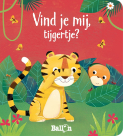 Boek - Vind je mij, tijgertje? (kijkgaatjes)