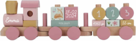 LD7354 Little Dutch Blokkentrein - Fairy Garden FSC met gegevens