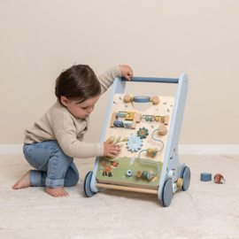 LD7232 Little Dutch Activiteiten loopwagen - Forest Friends FSC met naam