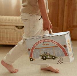 Little Dutch Houten racebaan in speelkoffer – Meerkleurig – Essentials