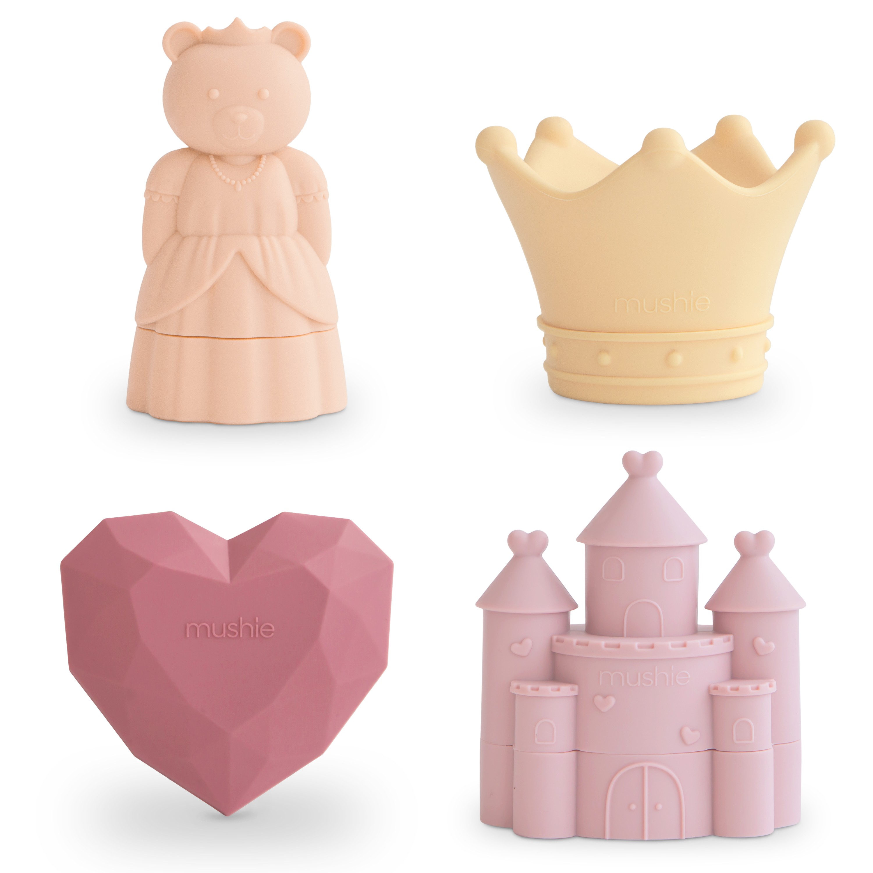 Mushie Badspeeltjes Princess  - 4 stuks