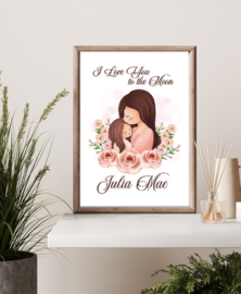 Poster I lover You ... met naam