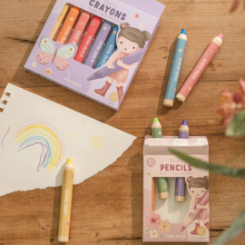 Little Dutch Potloden - Meerkleurig - Essentials - Rosa