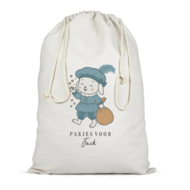 Cadeauzak Sinterklaas - Pakjes voor... blauw
