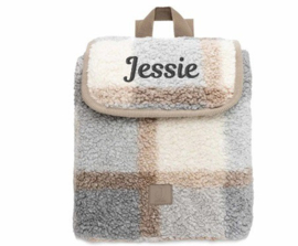 Jollein rugtasje boucle check