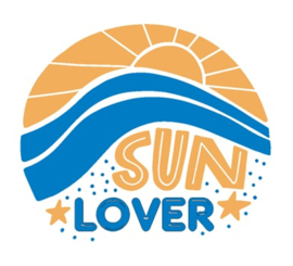 Sticker sun lover