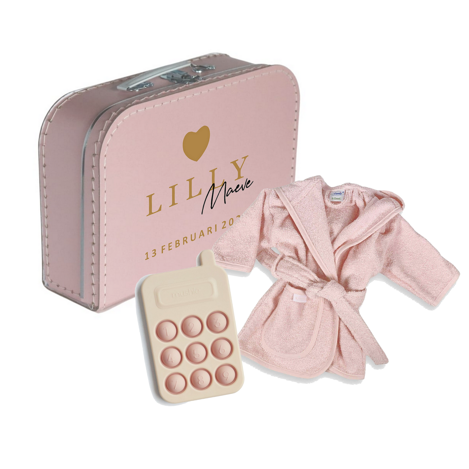 Gevuld Koffertje - Stylish Pink