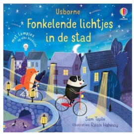 Fonkelende lichtjes in de stad