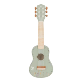 Little Dutch houten gitaar safari groen