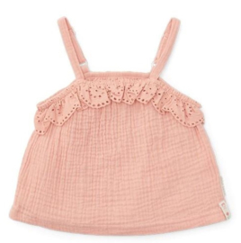 Little Dutch Singlet mousseline Flower Pink - 86