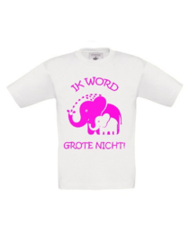 Shirt - Olifantjes Ik word grote nicht