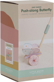 LD7343 Little Dutch Duwstok Vlinder - Fairy Garden FSC met naam