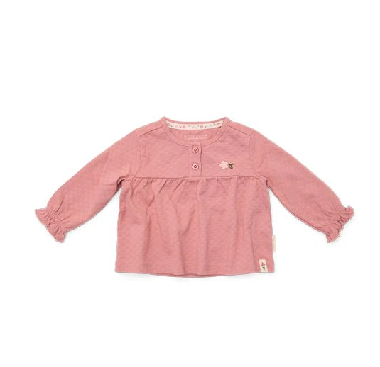 Little Dutch - Shirt lange mouw - Roze - Fairy Garden - 56