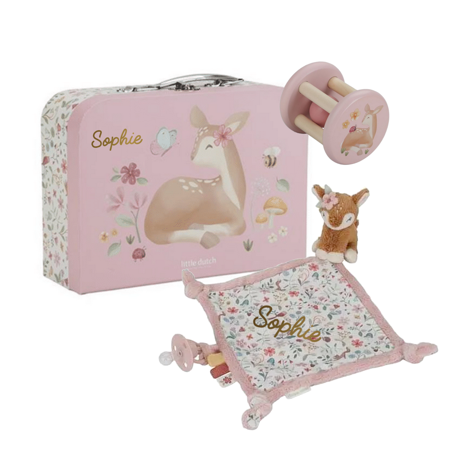 Gevuld Koffertje - Little Dutch Pink