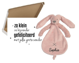 Brievenbus Pakketje - happy horse old pink