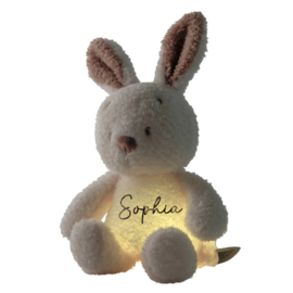 Nattou TEDDY Baby Nachtlampje Konijn - 25 cm Beige