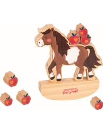Spiegelburg Houten stapelspel balansfiguur paard