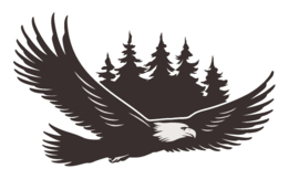 Sticker Eagle Forest