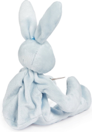 Bunnies By The Bay knuffeldoekje met speenhouder Konijn blauw