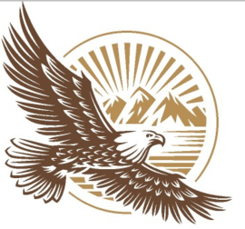 Sticker: eagle mountains