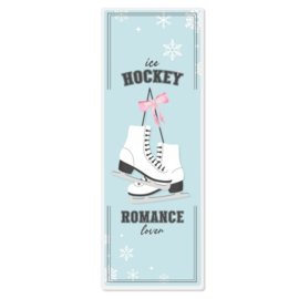 Boekenlegger - Ice Hockey Romance Lover | Ice Skates