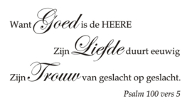 Sticker want goed is de HEERE