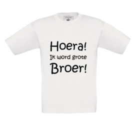 Shirt - Hoera! Ik word grote Broer!