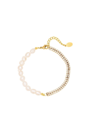 Armband - parels en steentjes