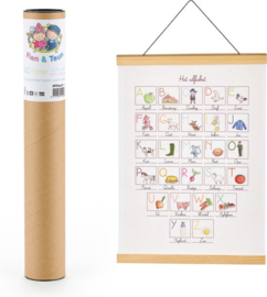 Fien en teun abc poster