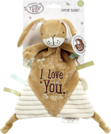 Hazeltje Knuffeldoekje I Love You