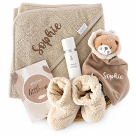 Gevulde Cadeaumand - Beige Lion