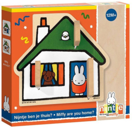 Nijntje houten kiekeboe huisje
