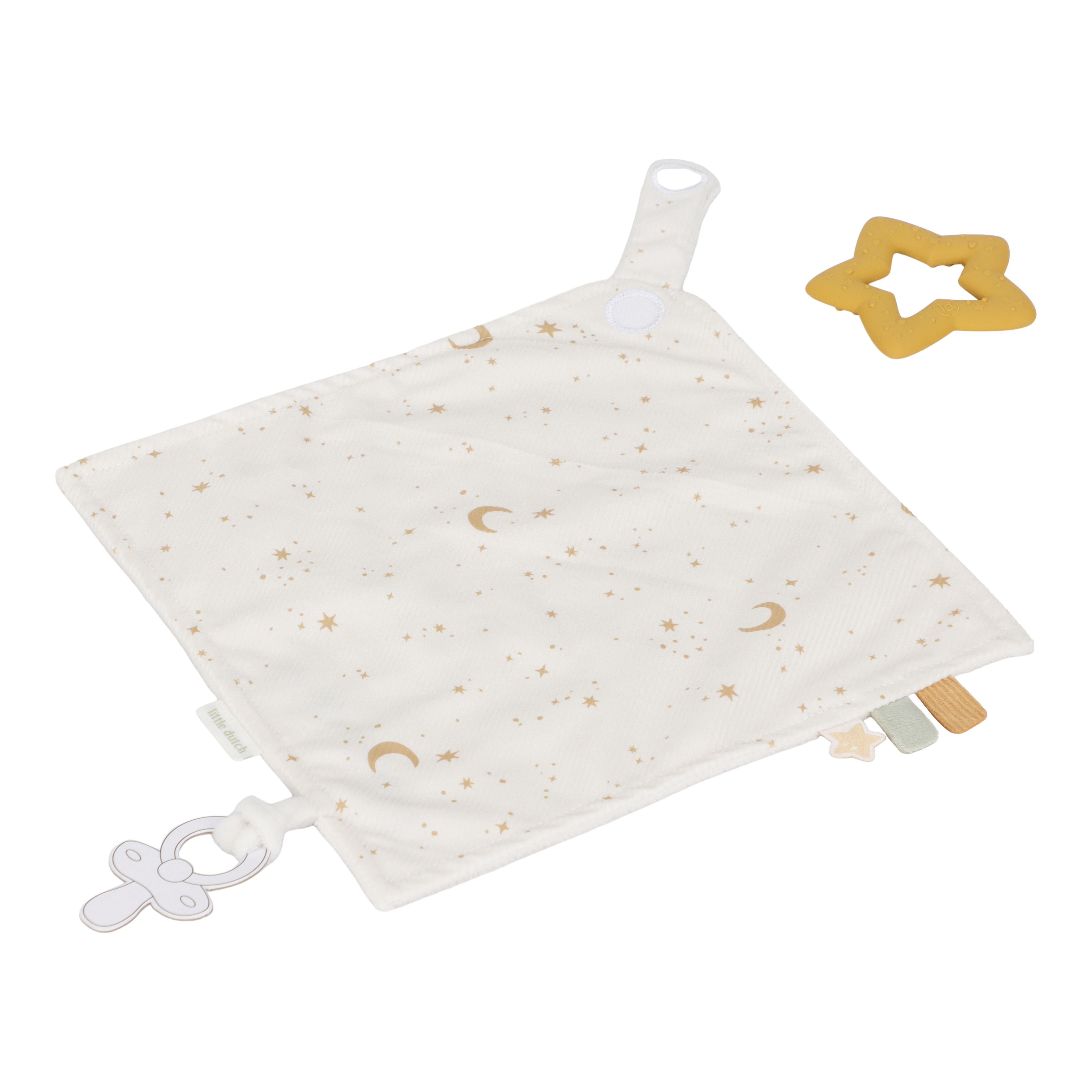 Little Dutch knuffeldoekje met bijtring Newborn Naturals