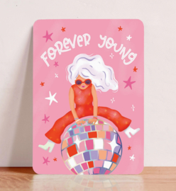Kaart - Forever Young Roze