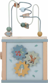 LD7231 Little Dutch Houten Activiteitenkubus - Forest Friends FSCmet naam