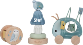 LD7256 Little Dutch houten giftset - Forest Friends FSC met naam