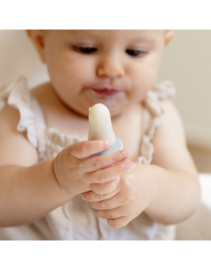 Ezpz Tiny Pops - Sage ijslollyvorm voor baby's