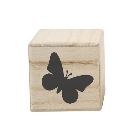 Houten letterblokken figuurtje - 8 CM