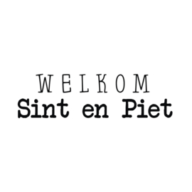 Aanvulling - Welkom Sint en Piet