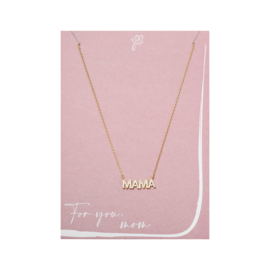 Ketting - MAMA | Goudkleurig