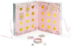 Little Dutch adventskalender met 24 vakjes met armbandjes, bedeltjes en stickers