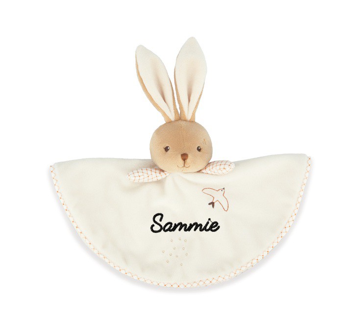 Kaloo knuffeldoekje konijn white in cadeaudoos